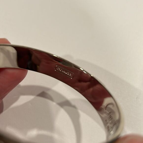 NWOT COACH Bangle Bracelet-Vintage Silver C
Signature - Authentic - Picture 5 of 7